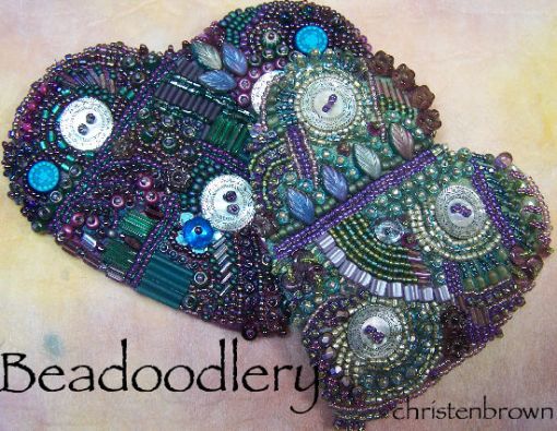 free-form bead embroidery