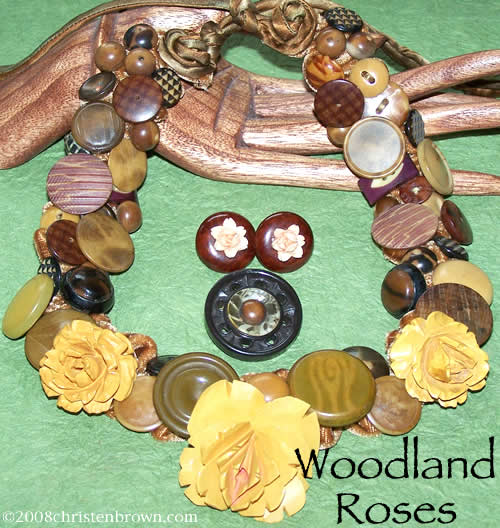 Woodland Roses- necklace