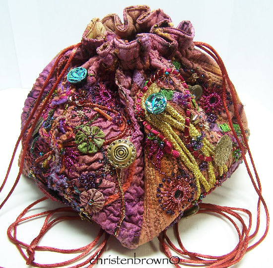 textured and treated reticule