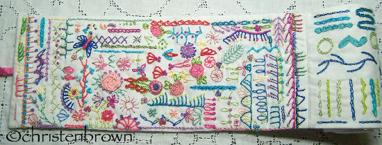 embroidery sampler