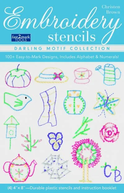 fast2mark™ Embroidery Stencils - Essential Collection: 90+ Easy-to-Mark  Designs - Endless Combinations • Perfect for Crazy Quilting • Accurate  Stitches & Spacing Every Time: Brown, Christen: 9781617453175: :  Books